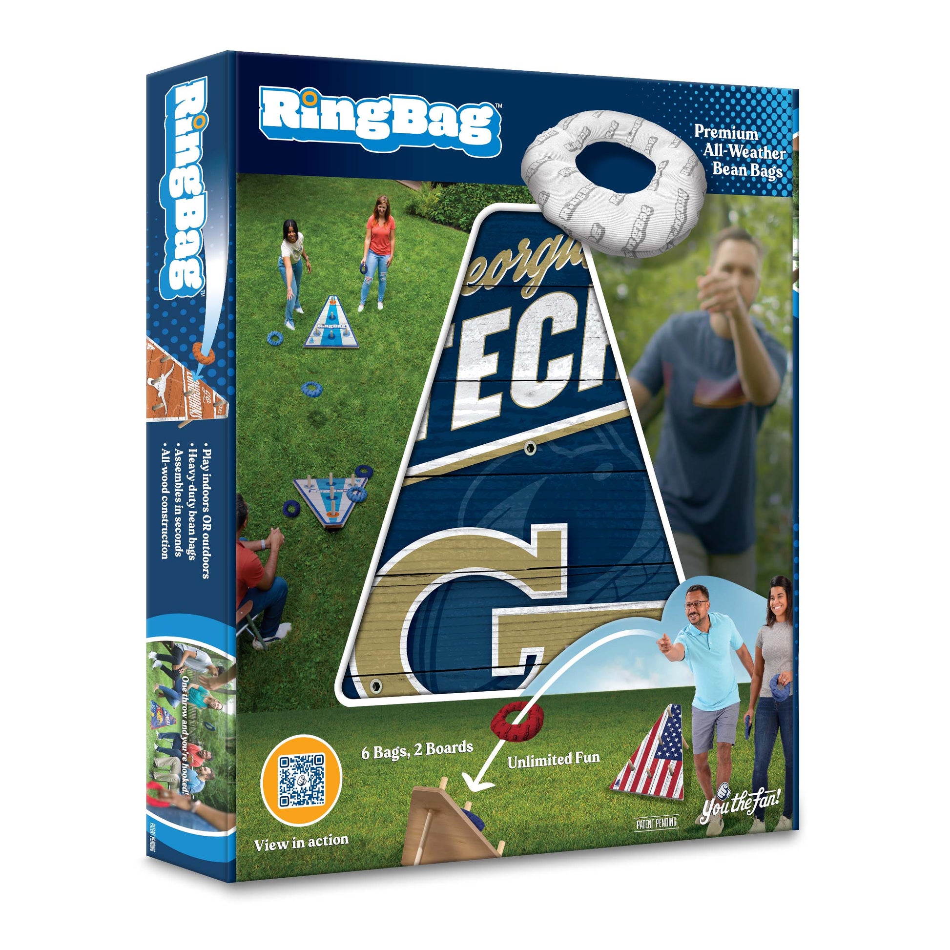 NCAA Georgia Tech Yellow Jackets Ringbag Outdoor Game