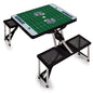 Dallas Cowboys Football Field - Picnic Table Portable Folding Table with Seats