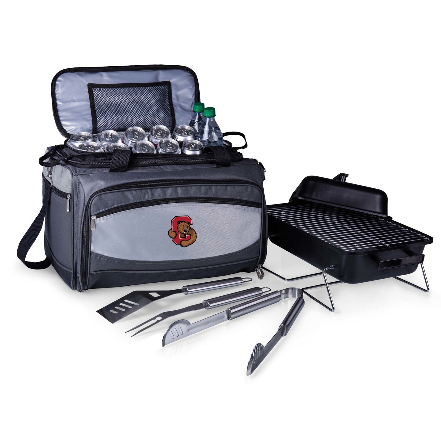 Cornell Big Red - Buccaneer Portable Charcoal Grill & Cooler Tote
