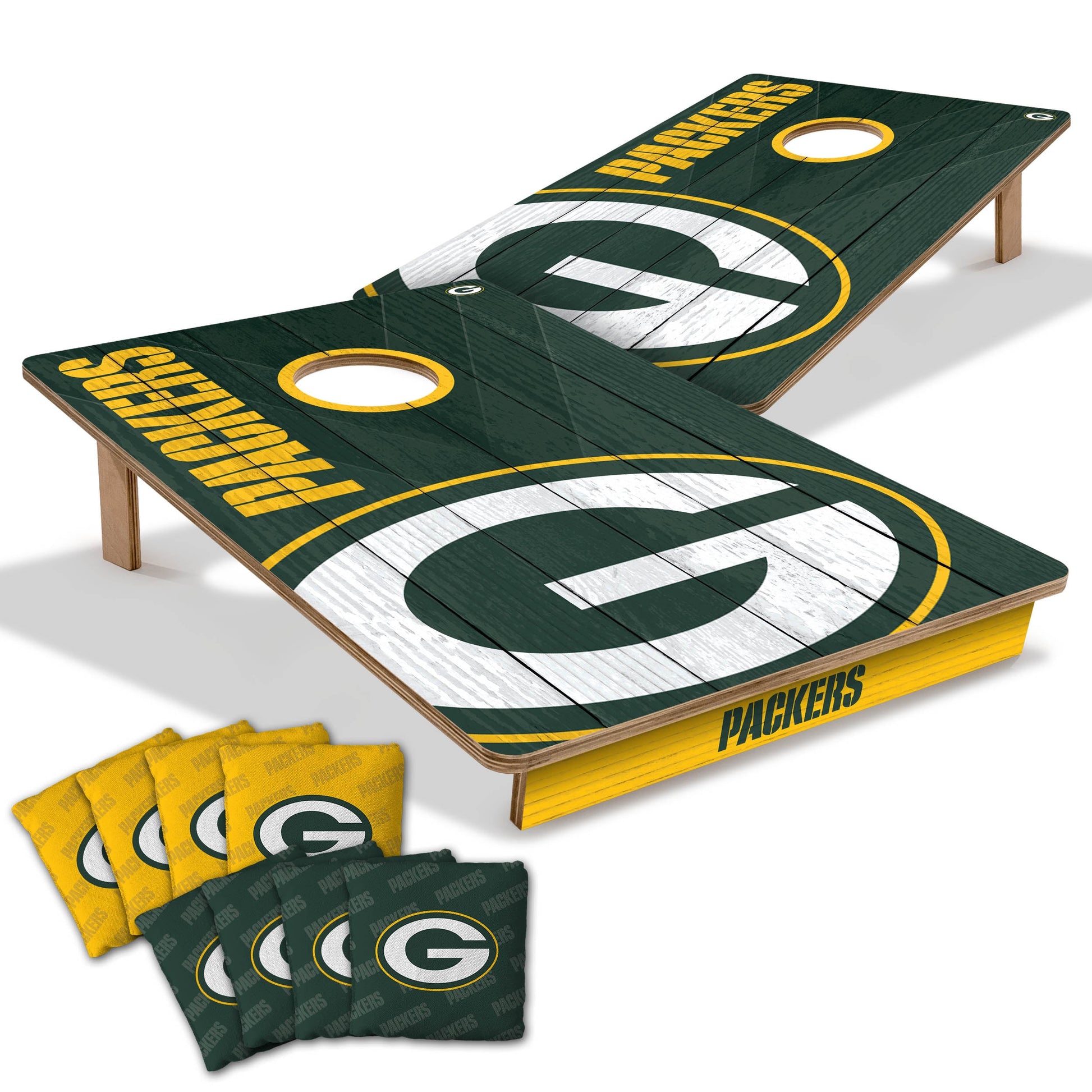 NFL Green Bay Packers 2' X 3' All-Wood Cornhole Set-main