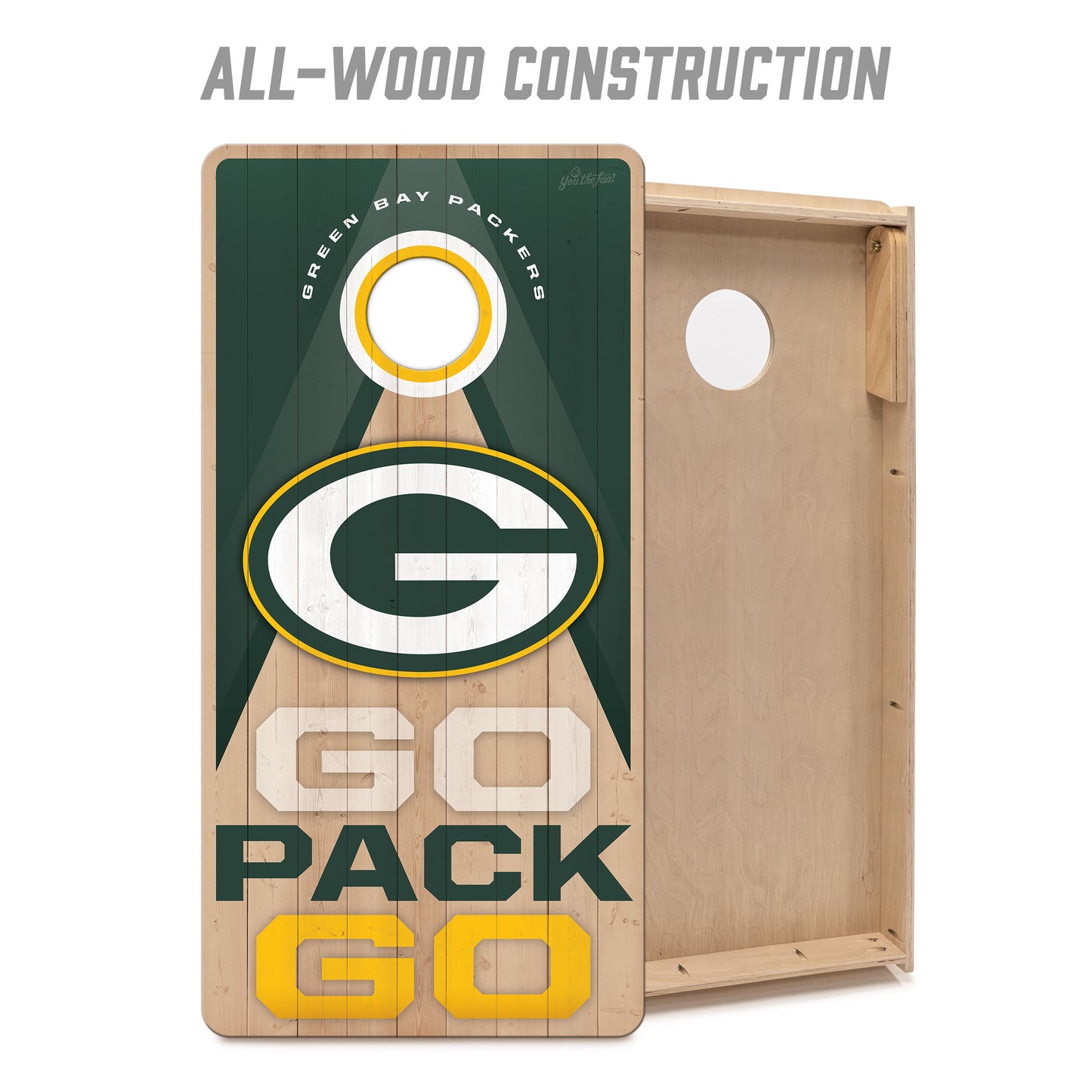 NFL Green Bay Packers 2' x 4' Slogan Series Cornhole