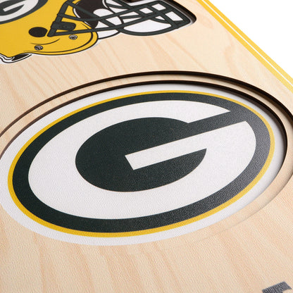 NFL Green Bay Packers 3D Stadium Banner 8' X 32'