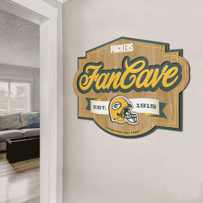 Green Bay Packers Fan Cave Wall Art Alt 2