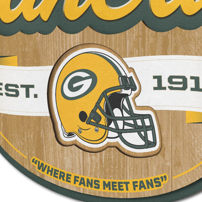 Green Bay Packers Fan Cave Wall Art Alt 3