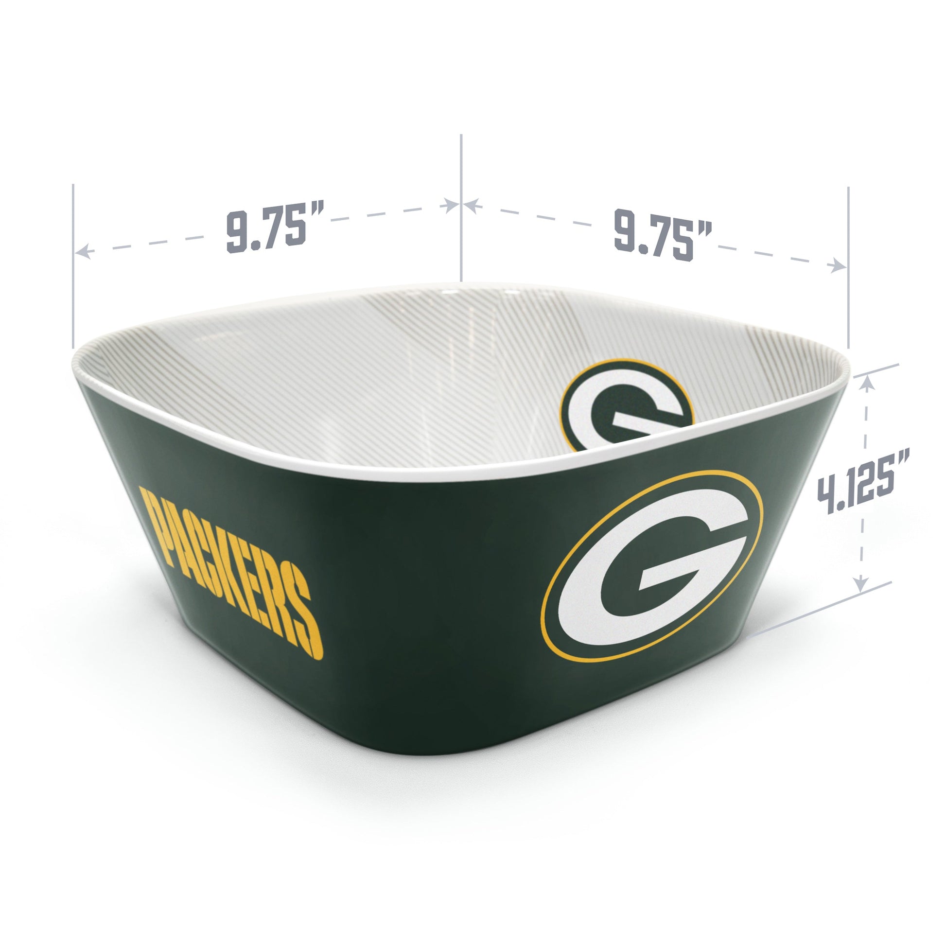 Green Bay Packers Large Party Bowl Alt 3