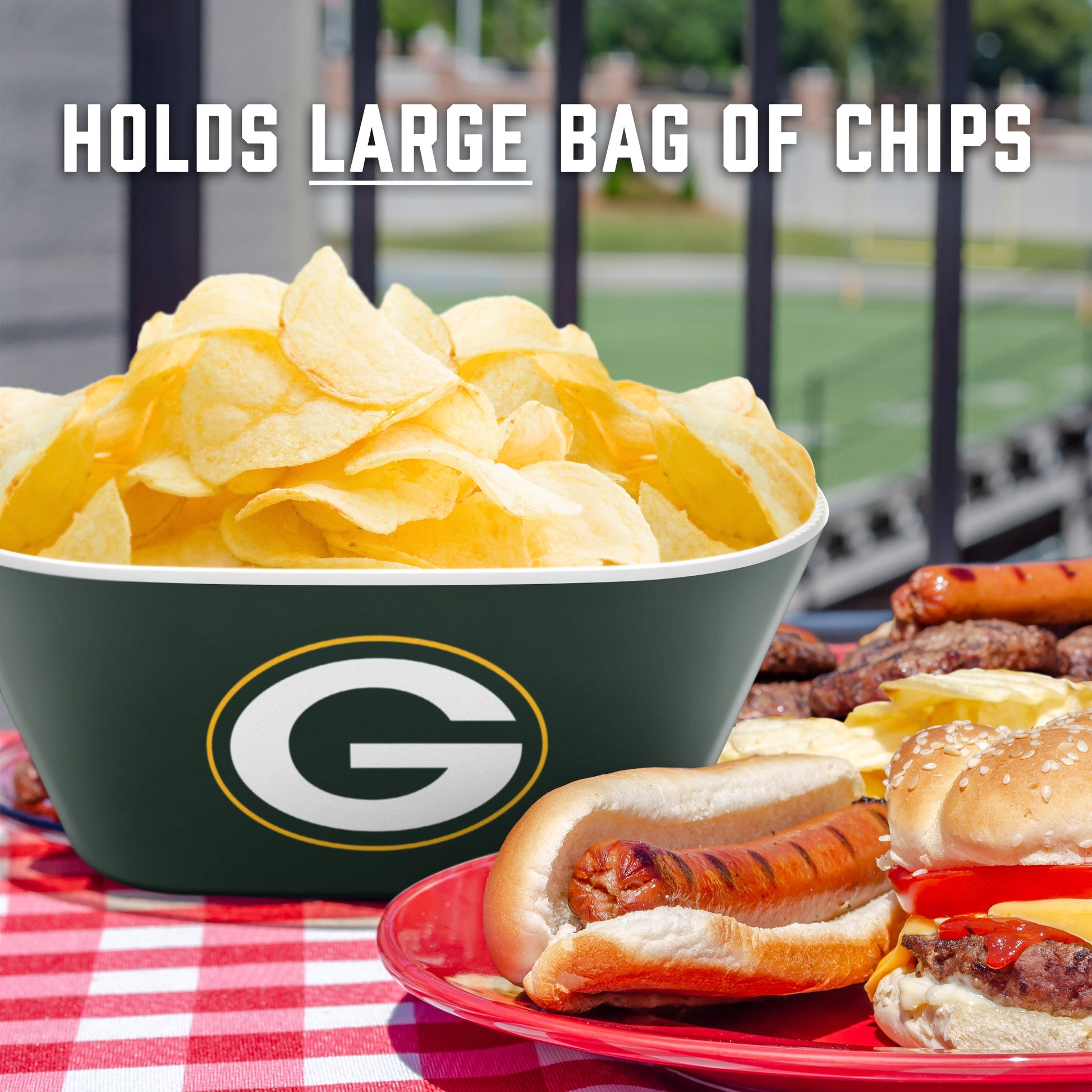 Green Bay Packers Large Party Bowl Alt 4