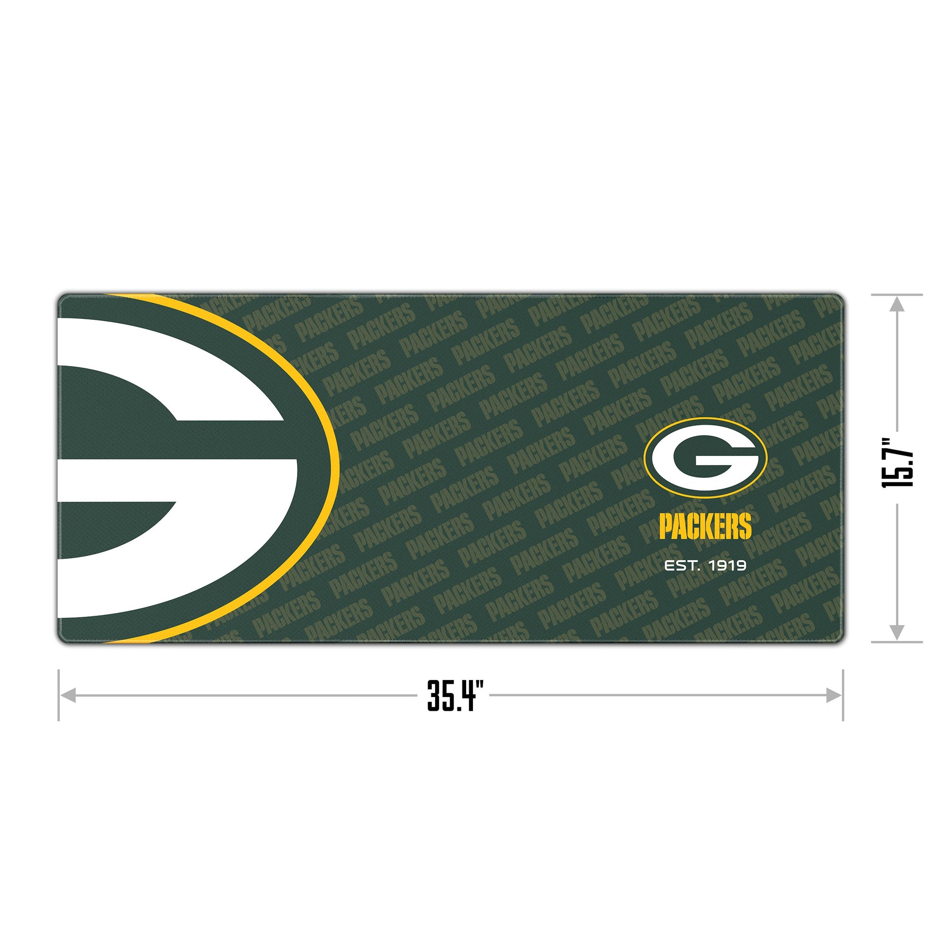 Green Bay Packers Logo Series Desk Pad Alt 1