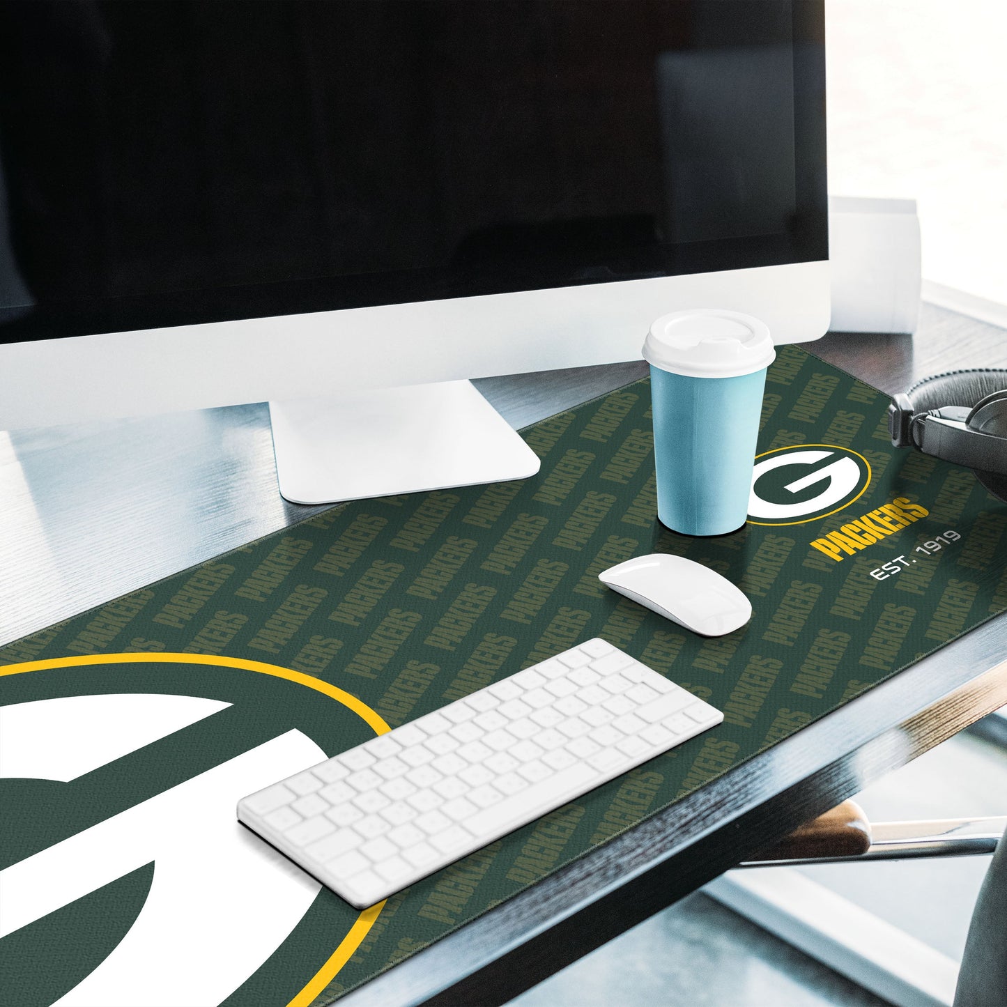 Green Bay Packers Logo Series Desk Pad Alt 2