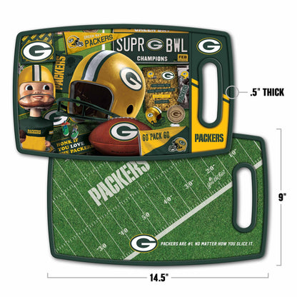 Green Bay Packers Retro Series Cutting Board Alt 1