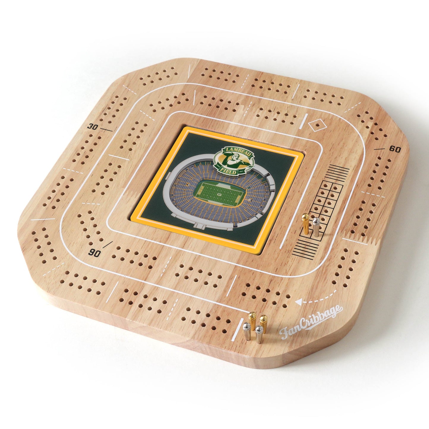 NFL Green Bay Packers StadiumView Cribbage Game