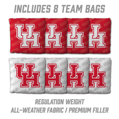 NCAA Houston Cougars 2' X 3' All-Wood Cornhole Set - Alt 3