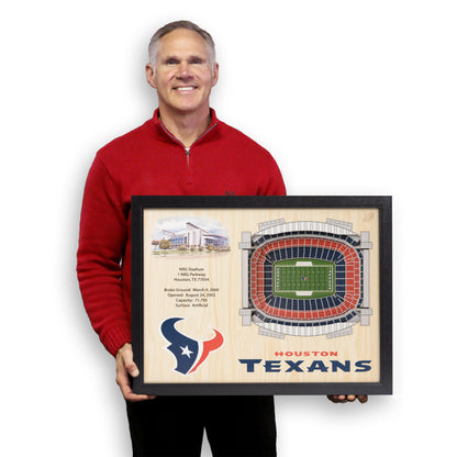 NFL Houston Texans 25-Layer StadiumView Wallart