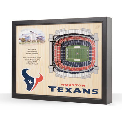 NFL Houston Texans 25-Layer StadiumView Wallart