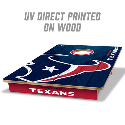 NFL Houston Texans 2' X 3' All-Wood Cornhole Set - Alt 1