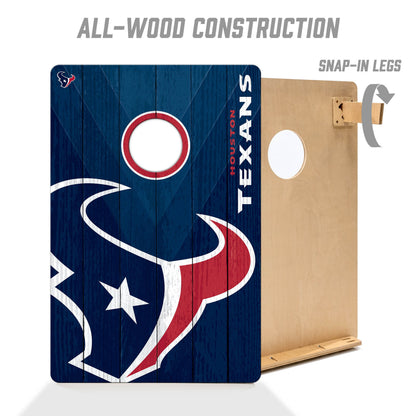 NFL Houston Texans 2' X 3' All-Wood Cornhole Set - Alt 2