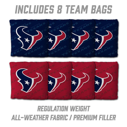 NFL Houston Texans 2' X 3' All-Wood Cornhole Set - Alt 3