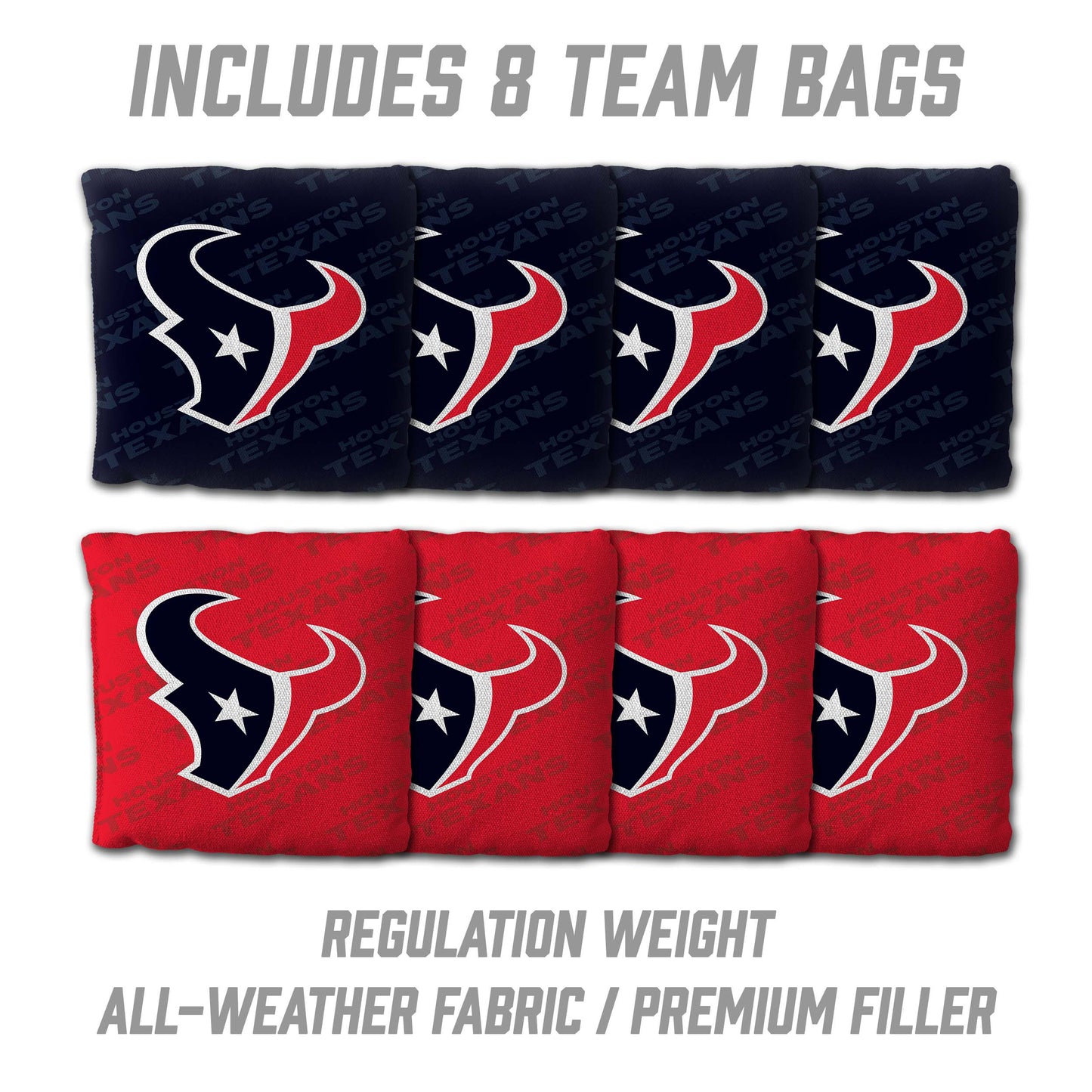 NFL Houston Texans 2' x 4' All-Wood Cornhole Set
