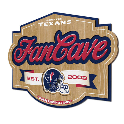 Houston Texans Fan Cave Wall Art