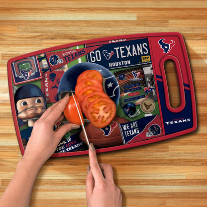 Houston Texans Retro Series Cutting Board Alt 3
