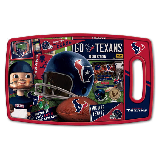 Houston Texans Retro Series Cutting Board