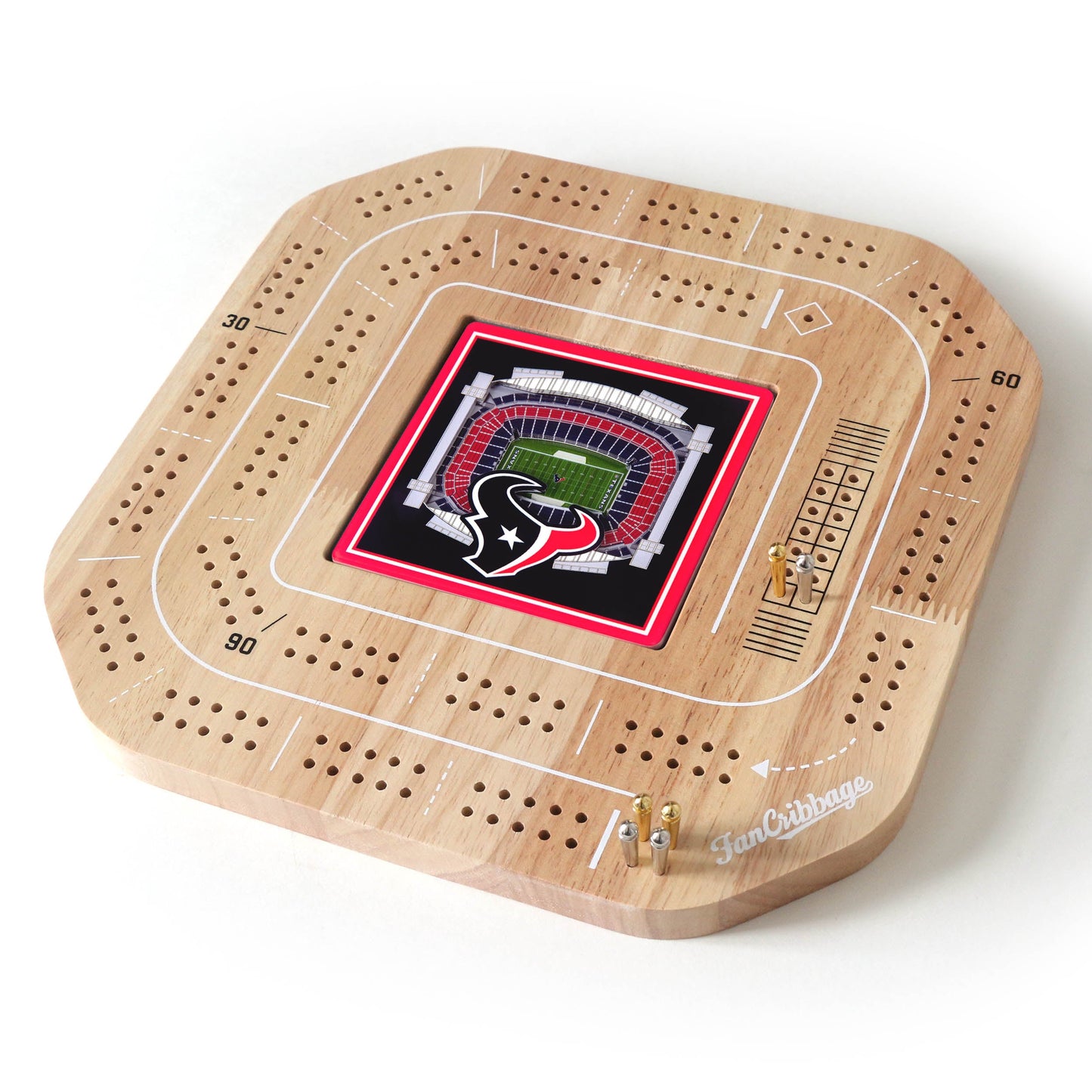 NFL Houston Texans StadiumView Cribbage Game