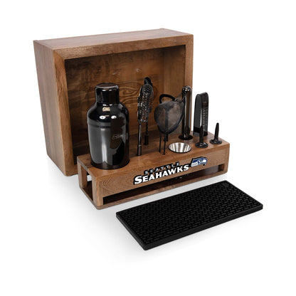 Seattle Seahawks - Old Fashioned Bar Set