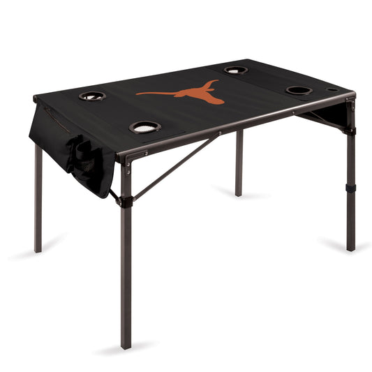 Texas Longhorns - Travel Table Portable Folding Table