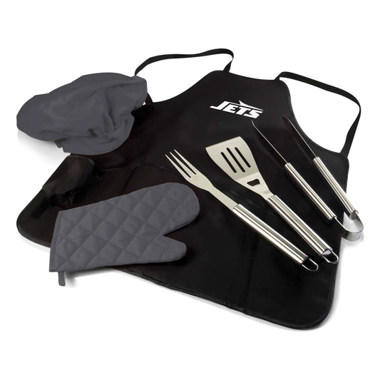 New York Jets - BBQ Apron Tote Pro Grill Set