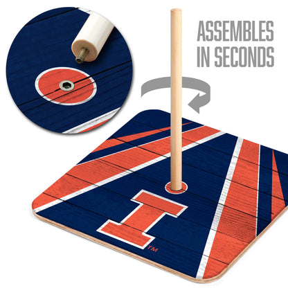 NCAA Illinois Fighting Illini Horseshoe Bag Game