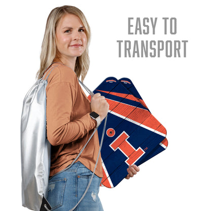 NCAA Illinois Fighting Illini Horseshoe Bag Game