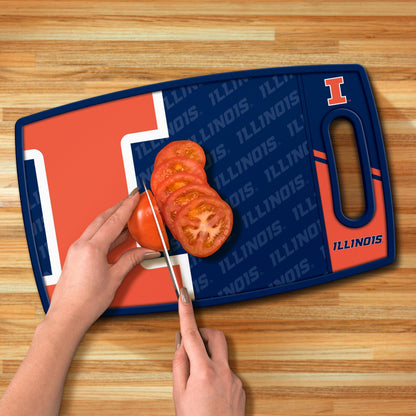 Illinois Fighting Illini Logo Series Cutting Board Alt 3