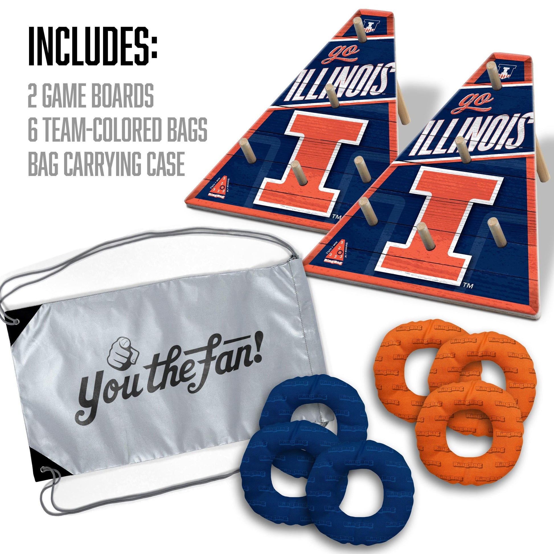 NCAA Illinois Fighting Illini Ringbag Outdoor Game