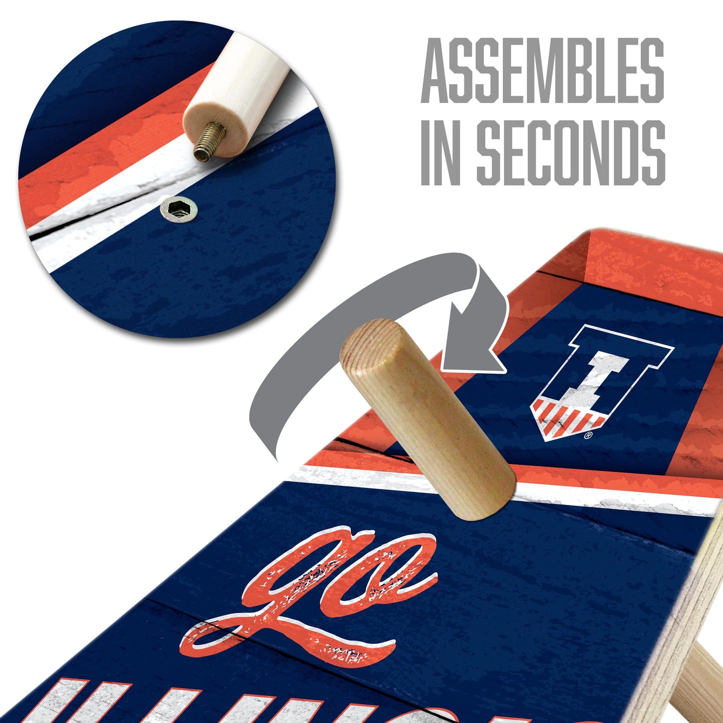 NCAA Illinois Fighting Illini Ringbag Outdoor Game
