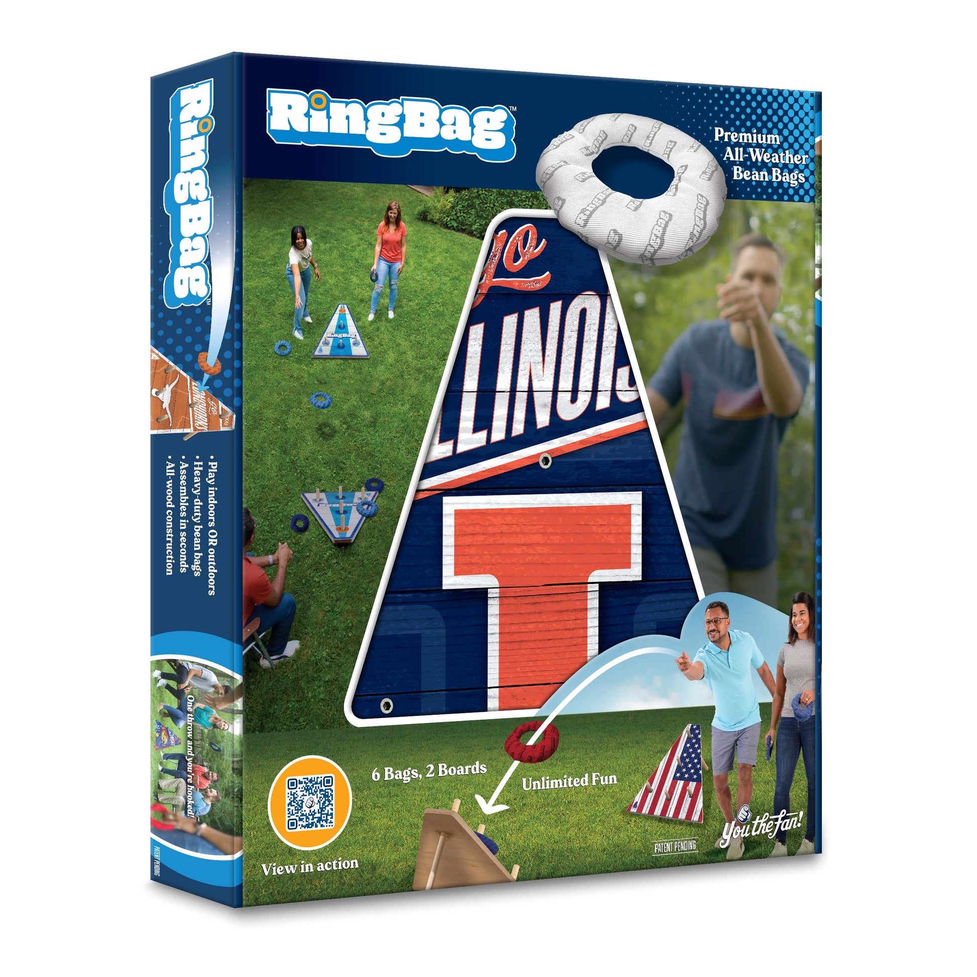 NCAA Illinois Fighting Illini Ringbag Outdoor Game