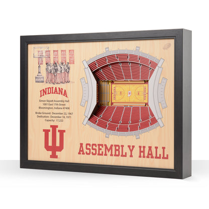 NCAA Indiana Hoosiers 25-Layer StadiumView Wallart