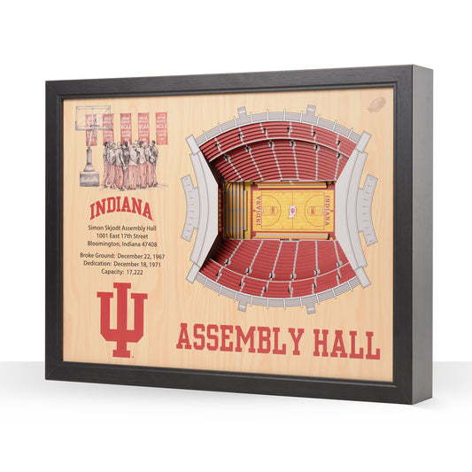 NCAA Indiana Hoosiers 25-Layer StadiumView Wallart