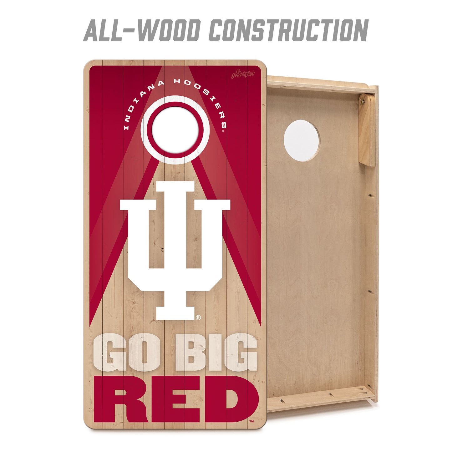 NCAA Indiana Hoosiers 2' x 4' Slogan Series Cornhole