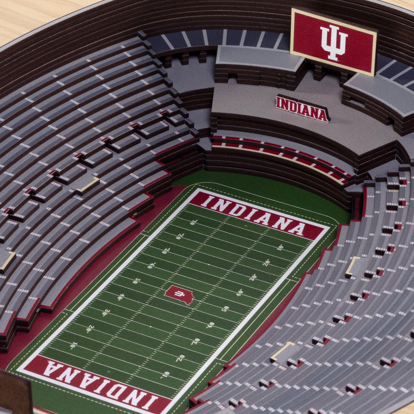 NCAA Indiana Hoosiers 25-Layer StadiumView Wallart