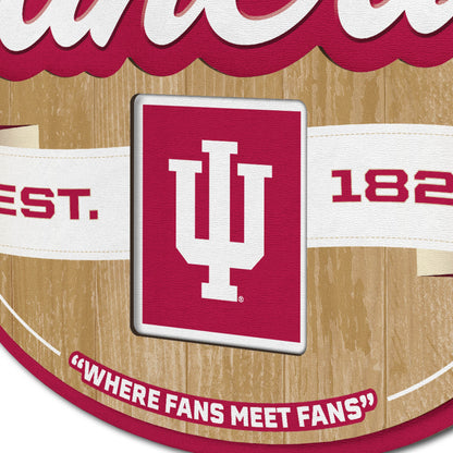 Indiana Hoosiers Fan Cave Sign Alt 3
