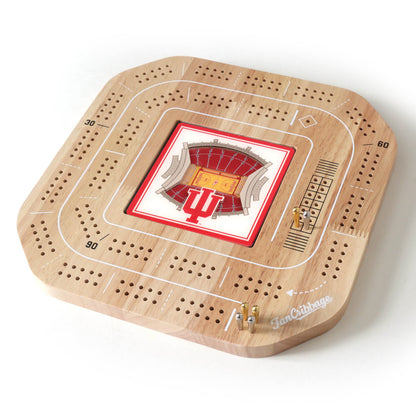 NCAA Indiana Hoosiers StadiumView Cribbage