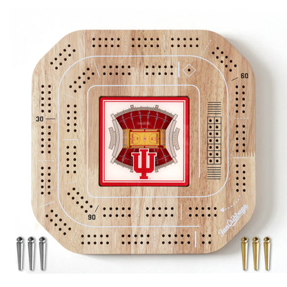 NCAA Indiana Hoosiers StadiumView Cribbage