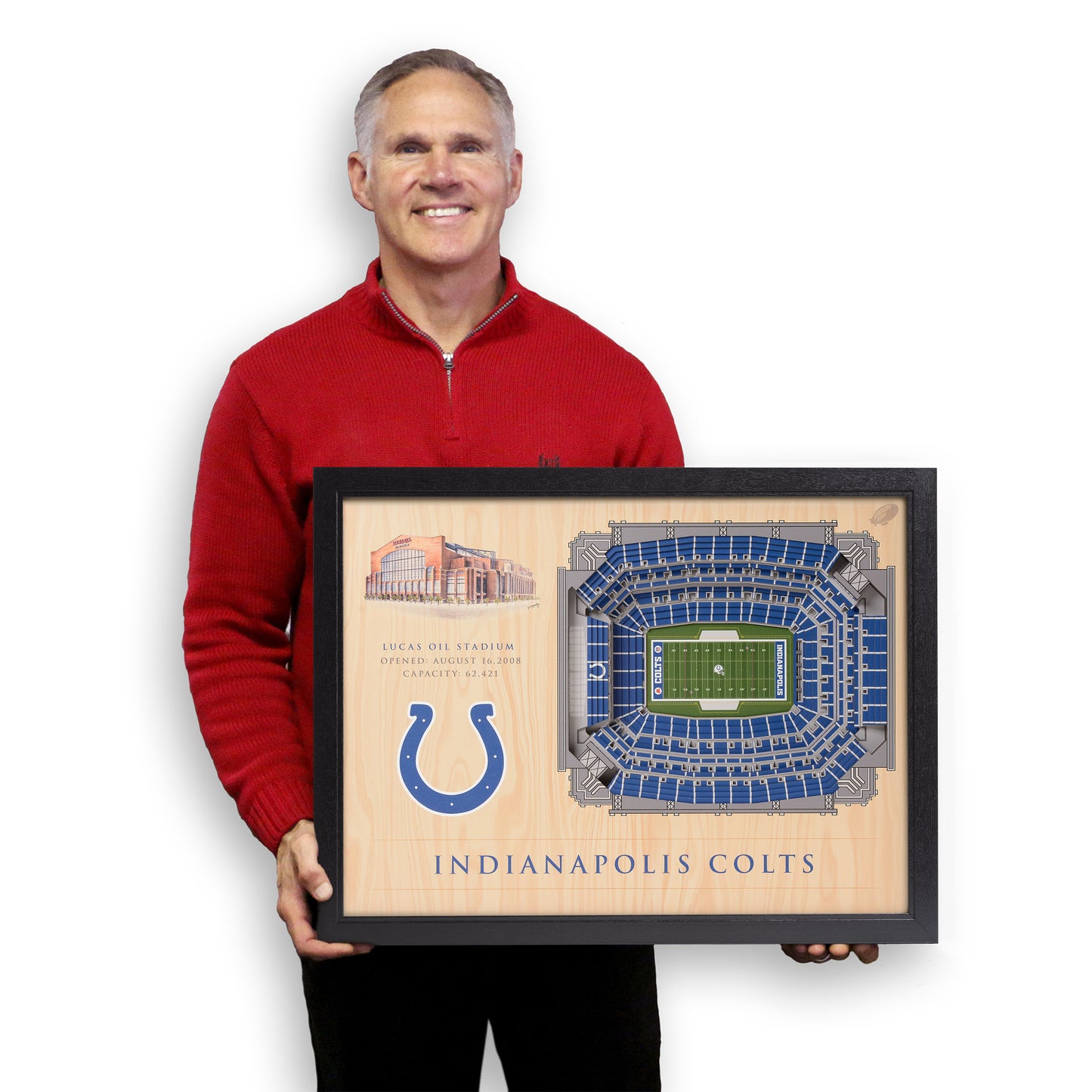 NFL Indianapolis Colts 25-Layer StadiumView Wallart