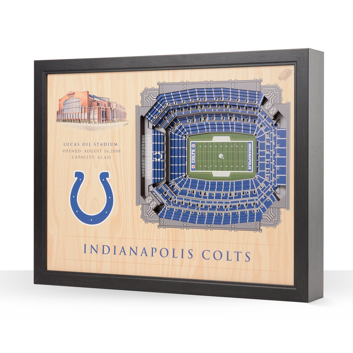 NFL Indianapolis Colts 25-Layer StadiumView Wallart