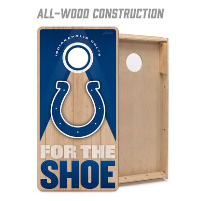 NFL Indianapolis Colts 2' x 4' All-Wood Cornhole Set