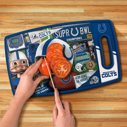 Indianapolis Colts Retro Series Cutting Board Alt 3
