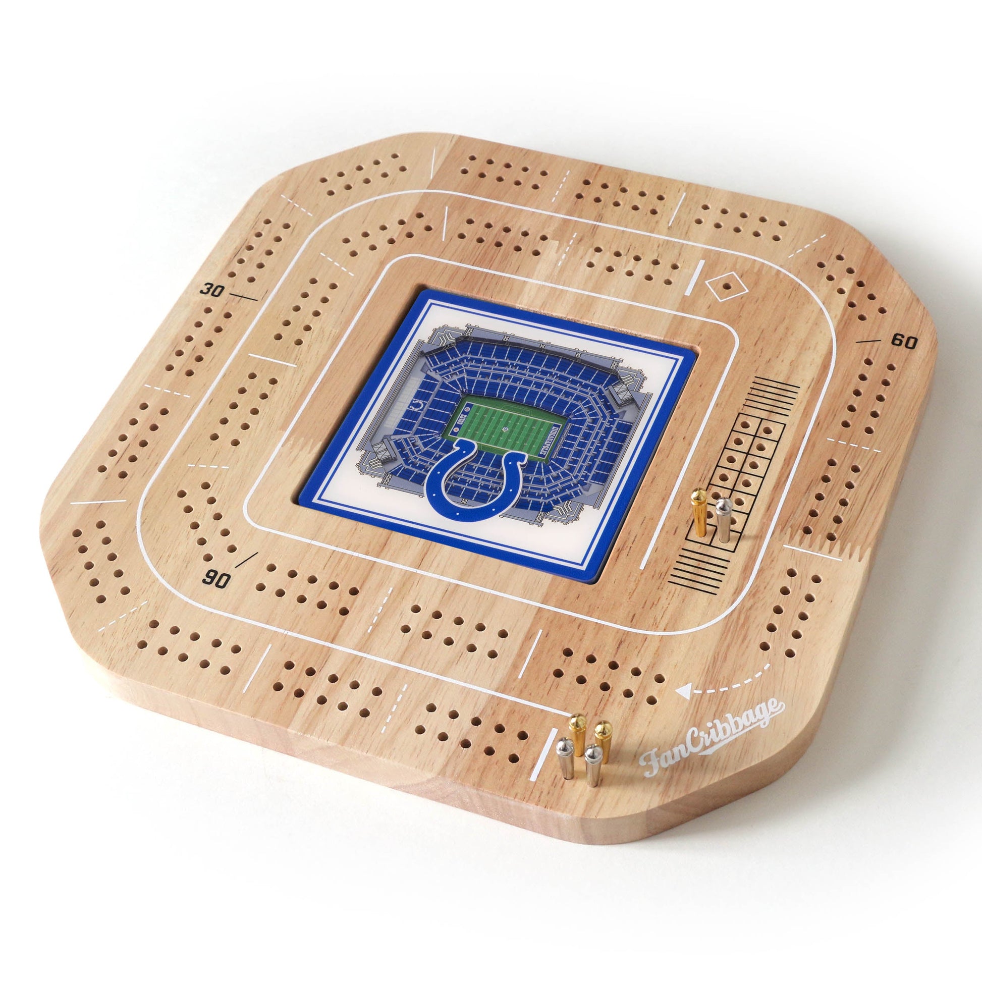 NFL Indianapolis Colts StadiumView Cribbage Game