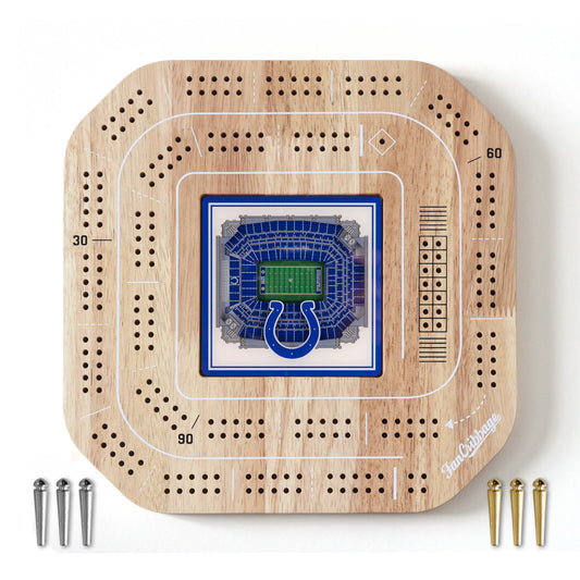 NFL Indianapolis Colts StadiumView Cribbage Game