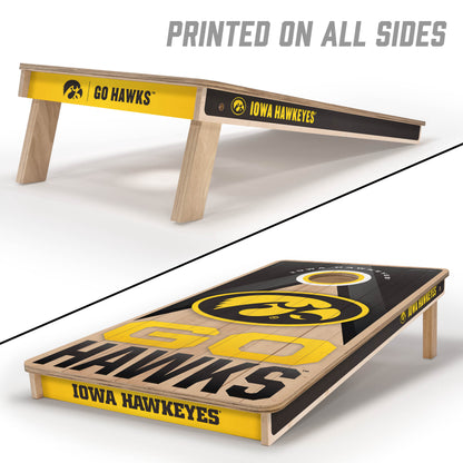 NCAA Iowa Hawkeyes 2' x 4' Slogan Series Cornhole
