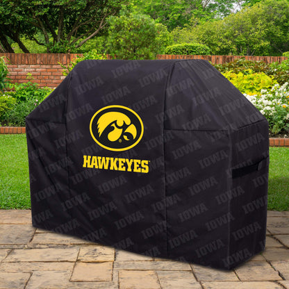 NCAA Iowa Hawkeyes Heavy Duty Grill Cover