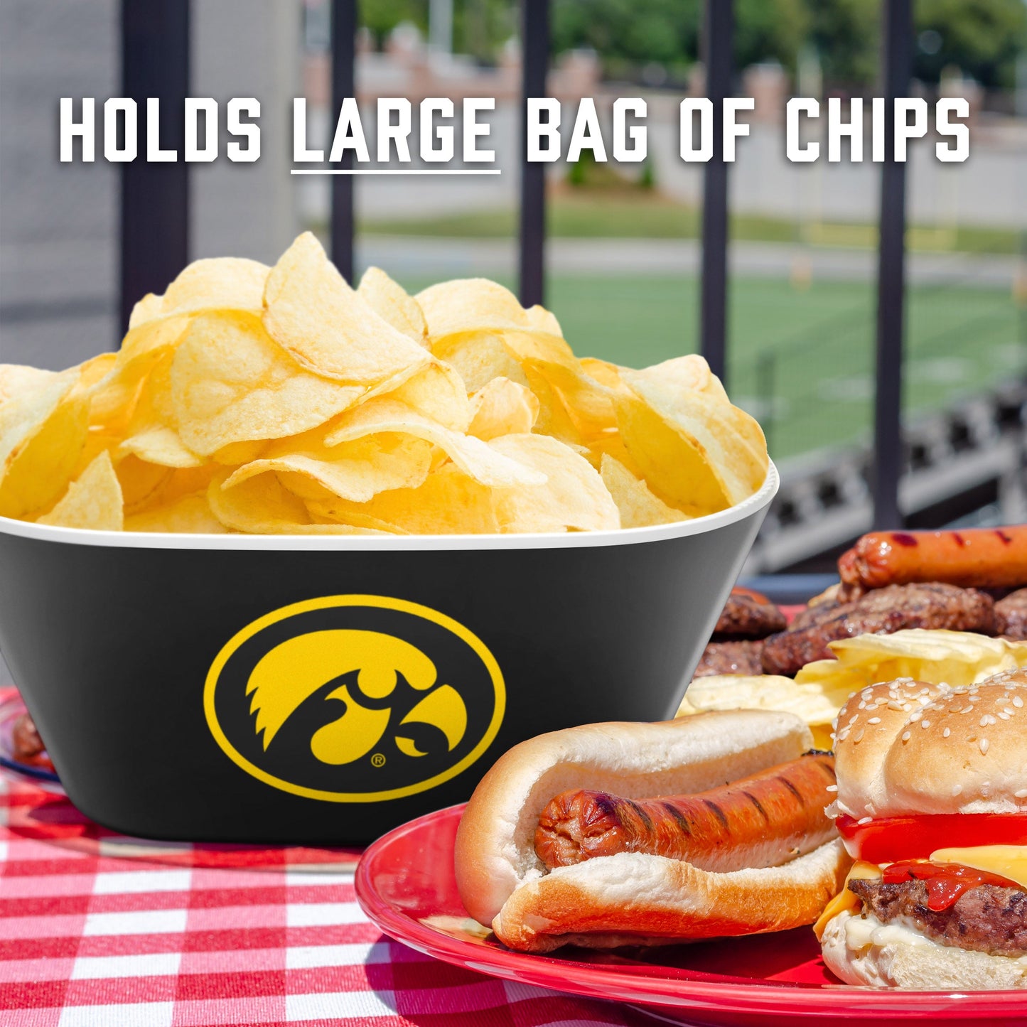 Iowa Hawkeyes Large Party Bowl Alt 4